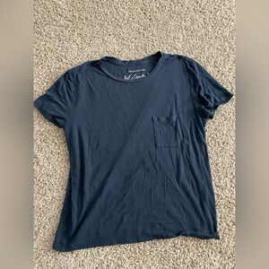 Abercrombie and fitch navy short sleeve